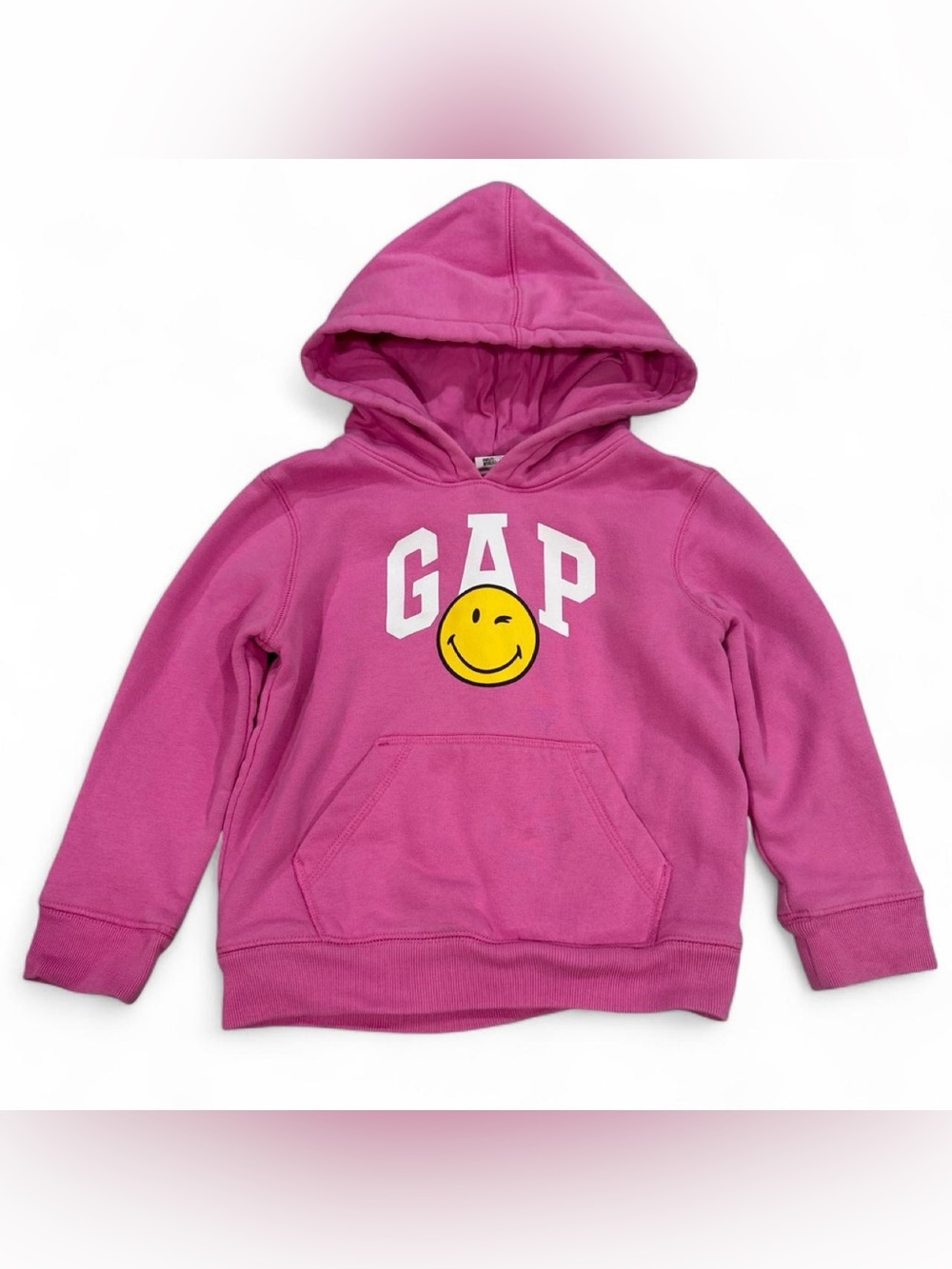 Gap Kids Hoodie Pink Smiley World